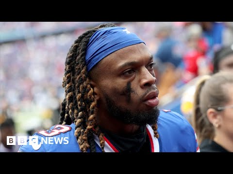 NFL star Damar Hamlin remains in critical condition after cardiac arrest – BBC News