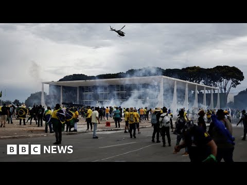 Brazilian forces regain control after Congress stormed – BBC News