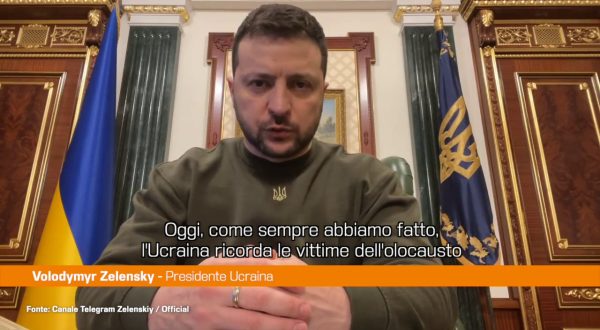 Shoah, Zelensky “Odio e indifferenza uccidono”