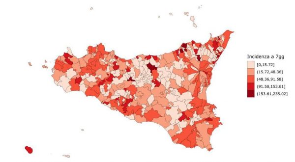 Covid, continua il calo delle nuove infezioni in Sicilia