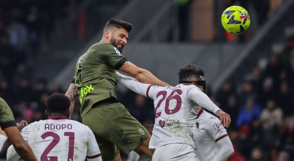 Il Milan ritrova la vittoria, Torino battuto per 1-0