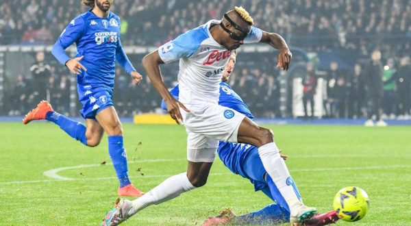 Il Napoli vince 2-0 a Empoli e festeggia il 21° successo