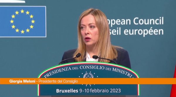 Ue, Meloni “Preservare pari condizioni nel mercato unico”