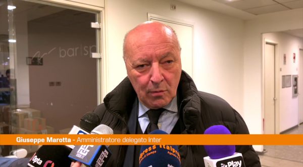 Marotta “L’Italia sportiva ha bisogno di strutture adeguate”