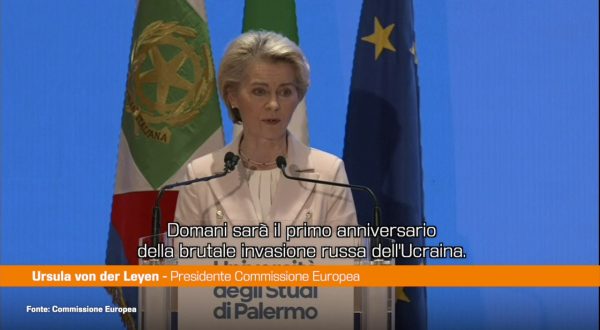 Von der Leyen “Difendiamo la libertà dell’Ucraina”