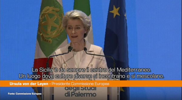 Von der Leyen “La Sicilia deve sentirsi al centro dell’Europa”