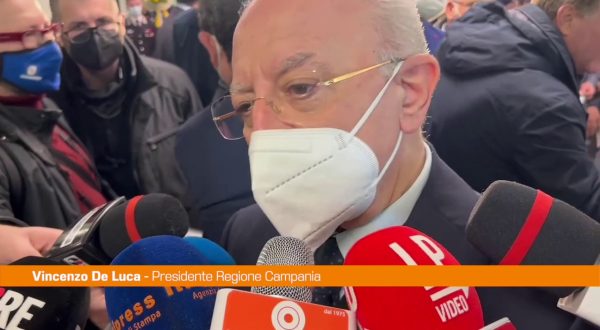 Sanità, De Luca “Risorse Sud non ancora in media nazionale”