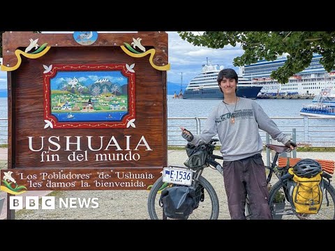 Teenager cycles from Alaska to Argentina – BBC News