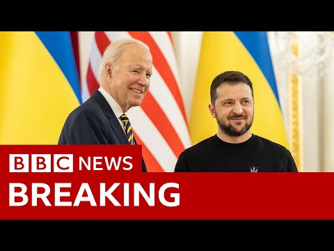 US President Joe Biden makes surprise visit to Kyiv ahead of Ukraine war anniversary – BBC News