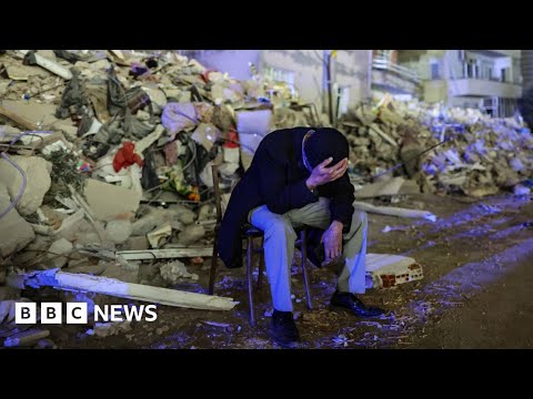 New Turkey earthquake traps people under rubble – BBC News