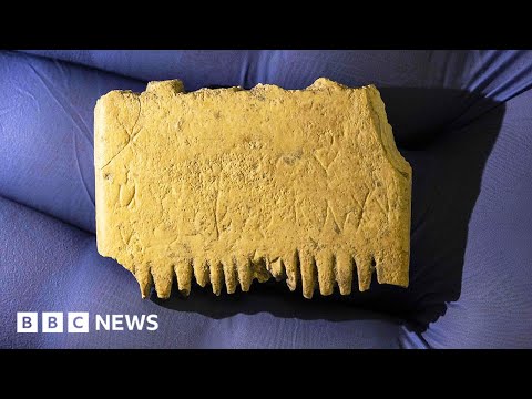 Archaeologists discover oldest known sentence in first alphabet – BBC News