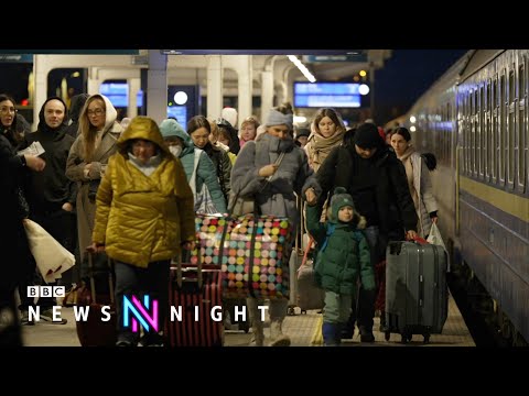 How Ukrainian refugees in Poland are coping a year on from the war – BBC Newsnight