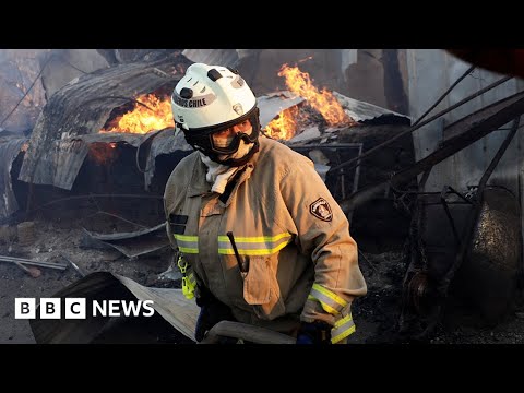 Chile wildfires leave several dead – BBC News