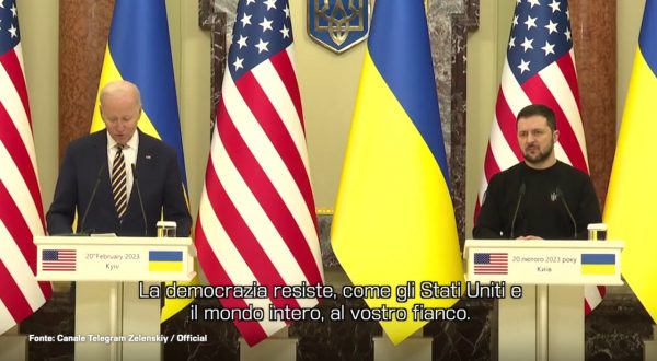 Ucraina, Biden “La democrazia resiste”