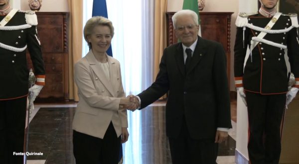 Mattarella incontra Von der Leyen a Palermo