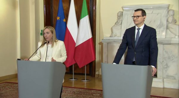 Meloni “Polonia confine morale e materiale dell’Occidente”