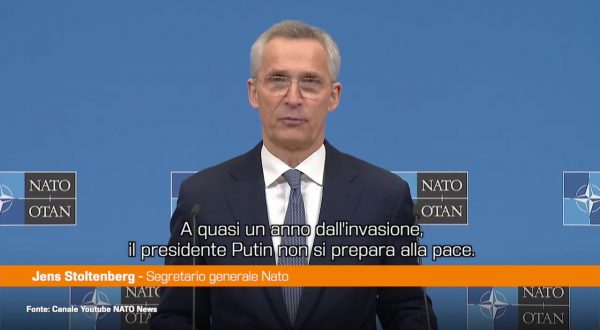 Ucraina, Stoltenberg “Putin non vuole la pace”