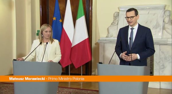 Ucraina, Morawiecki “Polonia e Italia al fianco di Kiev”