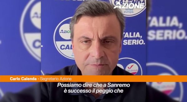 Sanremo, Calenda “Su Zelensky cattivo servizio a Ucraina”