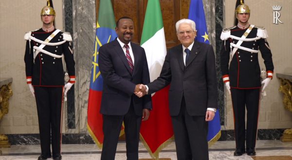 Mattarella riceve il primo ministro dell’Etiopia