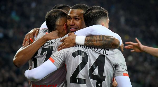 Il Milan affonda a Udine, 3-1 per i bianconeri