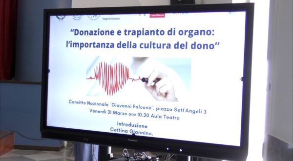 Trapianti, gli studenti palermitani imparano “la cultura del dono”