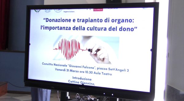 Trapianti, a Palermo gli studenti a lezione di “cultura del dono”