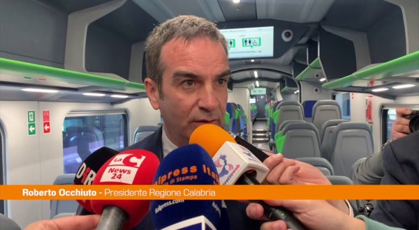 Occhiuto “Con nuovo treno Blues avviato rinnovamento in Calabria”