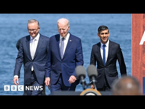 Aukus pact: US, UK and Australia agree on nuclear submarine project – BBC News