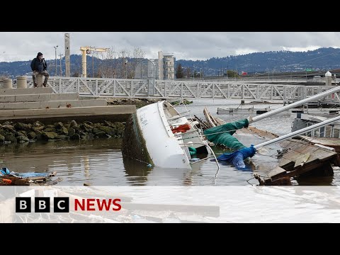 California hit by further storm, leaving at least two dead – BBC News