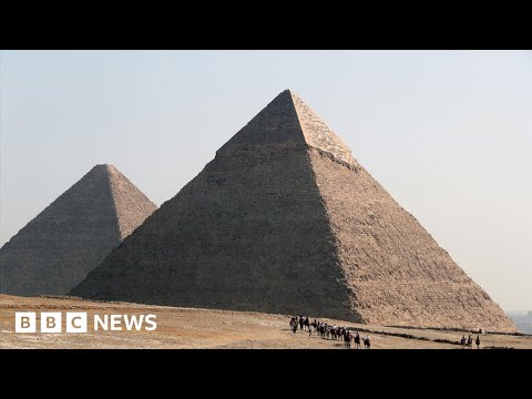 Egypt’s Great Pyramid of Giza hidden corridor seen for first time – BBC News