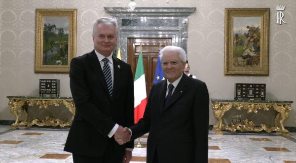 Mattarella riceve il presidente della Lituania