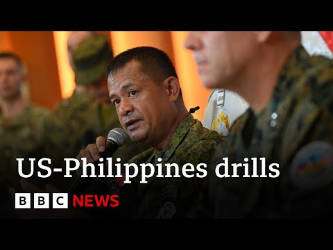 US and Philippines begin largest-ever joint military drills after China exercises – BBC News