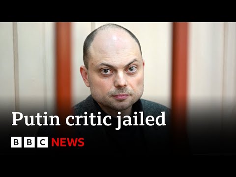 Ukraine war critic Vladimir Kara-Murza jailed for 25 years in Russia – BBC News