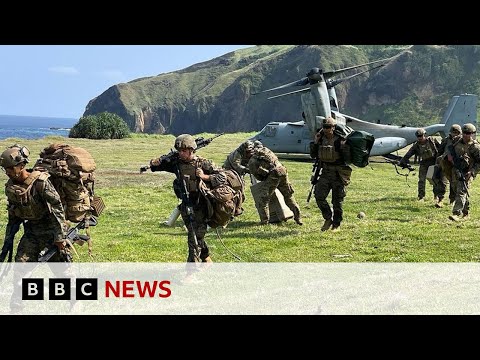 US and Philippines conclude their largest ever military exercises  – BBC News