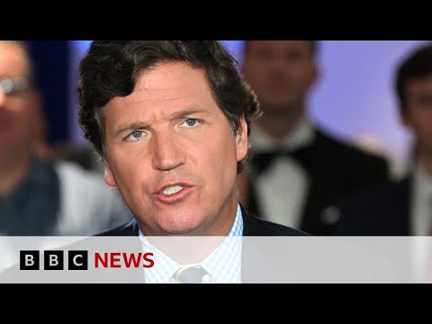 Tucker Carlson breaks silence after Fox News exit – BBC News