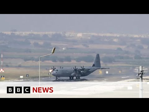 Sudan evacuation plane fired on as it lands at airbase – BBC News