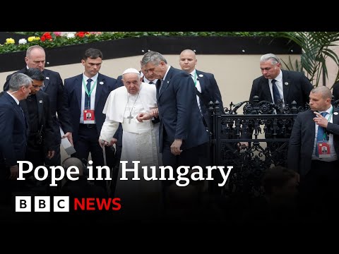 Pope Francis arrives in Hungary for three-day visit – BBC News