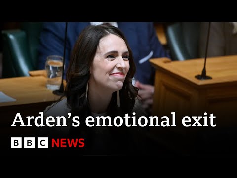 Jacinda Ardern makes final speech in New Zealand parliament – BBC News