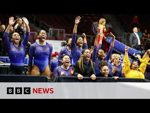 How this college gymnastics team is making history – BBC News