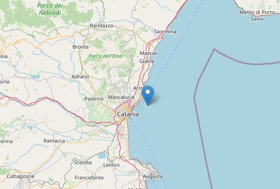 Scossa di terremoto magnitudo 4.4 nel Catanese