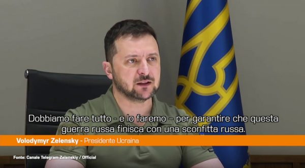 Ucraina, Zelensky “Ricostruzione grande opportunità per l’Europa”