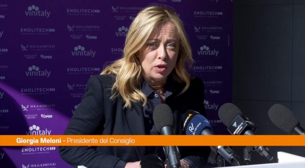 Vinitaly, Meloni “Nostro dovere sostenere il settore”