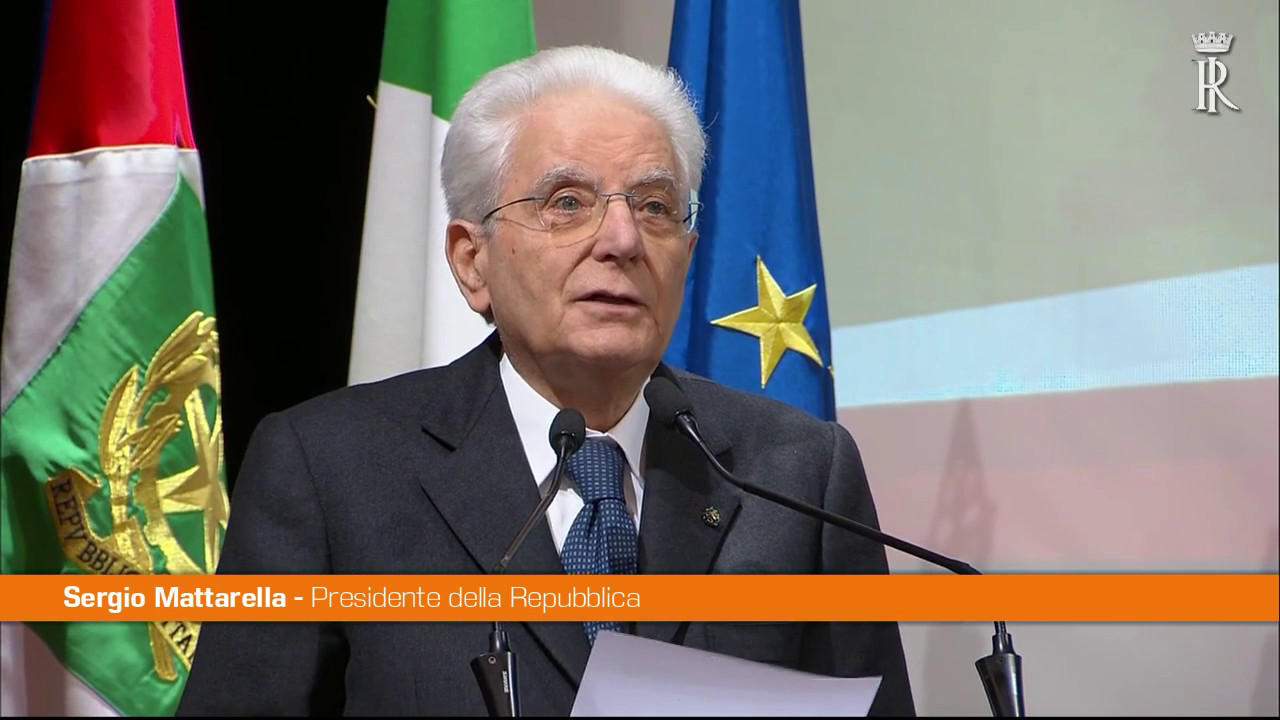 Mattarella “La Costituzione è figlia della lotta antifascista”