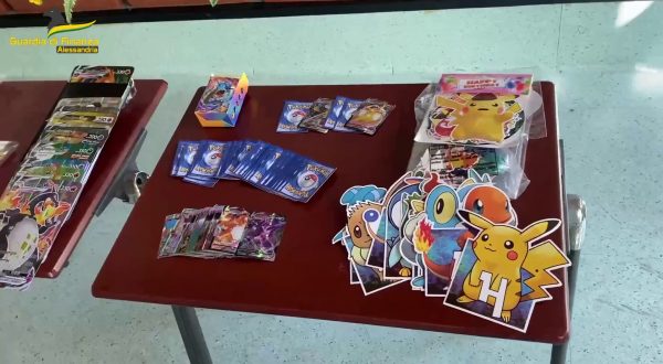 Alessandria, sequestrati 3 milioni di prodotti “Pokemon” contraffatti