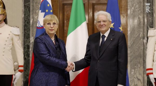 Mattarella incontra la presidente slovena