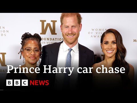 Prince Harry and Meghan involved in New York car chase – BBC News