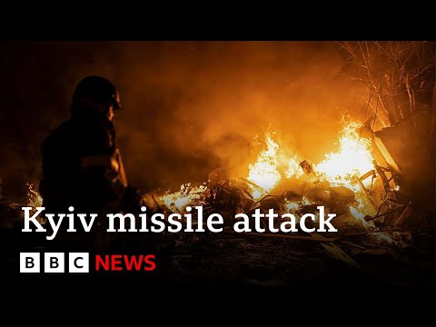 Russia hits Ukraine’s capital Kyiv with ninth wave of missile attacks this month – BBC News