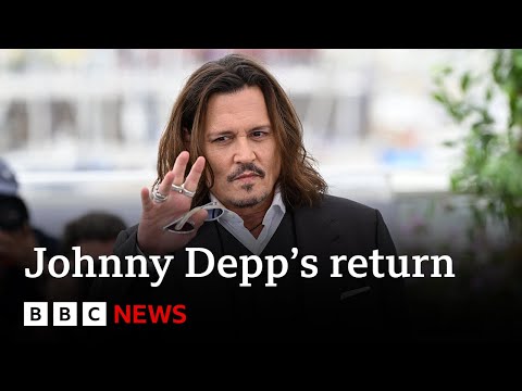 Johnny Depp discusses return to cinema after Amber Heard court case – BBC News