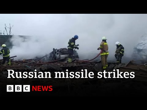 Russia launches second pre-dawn missile attack on Ukraine in three days – BBC News